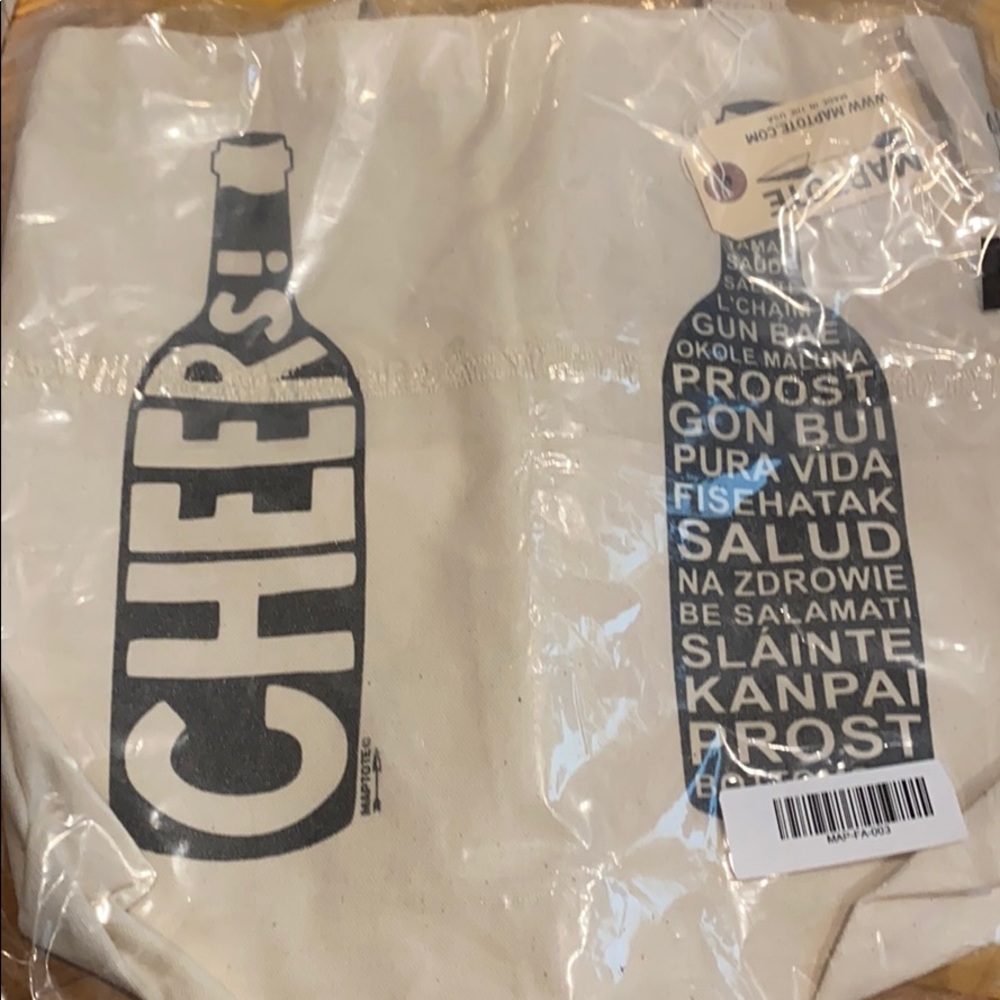 Maptote Cheers! Double Wine Tote - Picture 2 of 3